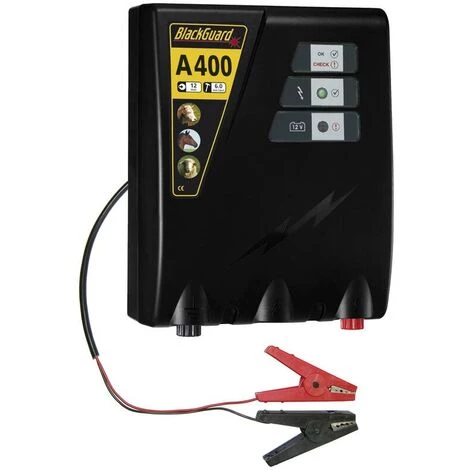 Électrificateur De Clôture 12V 4,0J - A400 BlackGuard 1 Électrificateur De Clôture 12V 4,0J - A400 BlackGuard