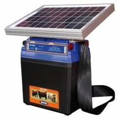LEM SELECT Électrificateur Solaire AMA Pour Clôtures 0,70 J 12 V- Maxi : 8 Km
