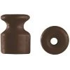 Isolateur Gambarelli Brun Porcelaine Avec Vis Et Bouchons 01202