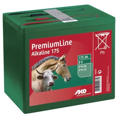 POULAILLER DIRECT Pile De Clôture Alcaline 9v 175ah 1 POULAILLER DIRECT Pile De Clôture Alcaline 9v 175ah