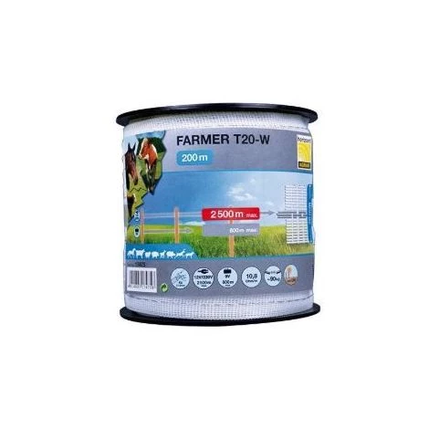 AVIMAC Bande FARMER T20 (200m) - Berger électrique 1 AVIMAC Bande FARMER T20 (200m) - Berger électrique