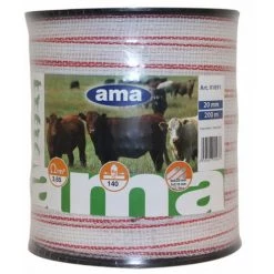 LEM SELECT Ruban De Clôture "Fibre Acier" 20 Mm - 200 M