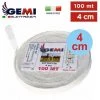 GEMIELETTRONICA Ruban DE CLÔTURE ÉLECTRIQUE Clôture Électrifiée 100 MT 4 Cm Pour Chevaux Chiens Vaches Porcs Poules Gemi Elettronica