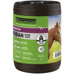 BEAUMONT Ruban Marron 20 Mm / 200 M PADDOCK - Brun