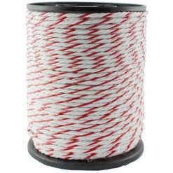 NSC Cordage De Haute Qualité Pour Clôtures électriques Diamètre 6 Cm En Rouleau De 200m Avec 6 Conducteurs En Acier De 0.30mm