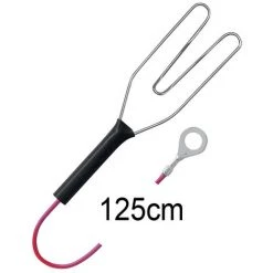 NSC Câble De Raccordement Pour Clôtures électriques En Acier Inoxydable 125 Cm