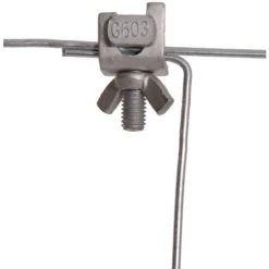 10 Pièces Bride D'angle Avec Papillon: Pince De Jonction D'angle Professionnelle Gallagher Avec Papillon Ou Boulon Pour Fils En Paquets De 10 Et 100 Pièces