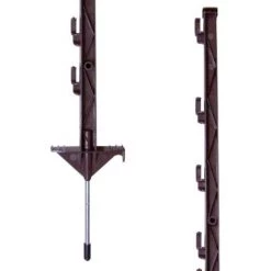 Piquet De Grève Couleur Terre: Gallagher Piquets De Grève En Plastique Professionnel Avec 9 Isolateurs Numérotés Hauteur 1 M Paquet De 10 Pièces -Clôture électrique Soldes Boutique 23871747 3