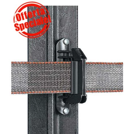 20 Isolateurs De Bande: Isolateur De Ligne Professionnel Gallagher Pour Ruban Turboline Jusqu'à 40mm Avec Inserts En Caoutchouc Pour éviter Le Glissement De La Bande 1 20 Isolateurs De Bande: Isolateur De Ligne Professionnel Gallagher Pour Ruban Turboline Jusqu'à 40mm Avec Inserts En Caoutchouc Pour éviter Le Glissement De La Bande