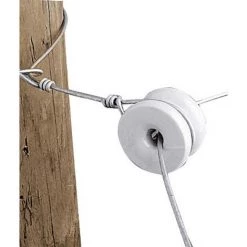 6 Pièces Isolateur D'angle En Porcelaine: Isolateur D'angle En Porcelaine Pour Fil Et Corde Gallagher Professionnel