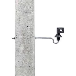 Gallagher Isolateur D'espacement Professionnel Avec Boulon Pour Corde Et Fil Pour Poteaux En Bois Ou En Béton Paquet De 10 Pièces