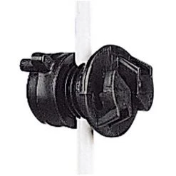 GALLAGHER 10 Pièces Isolateur Blanc Diamètre 6-16 Mm: Isolateur Noir Pour Pieu Rond De Diamètre 4-10 Mm - 20 Pièces