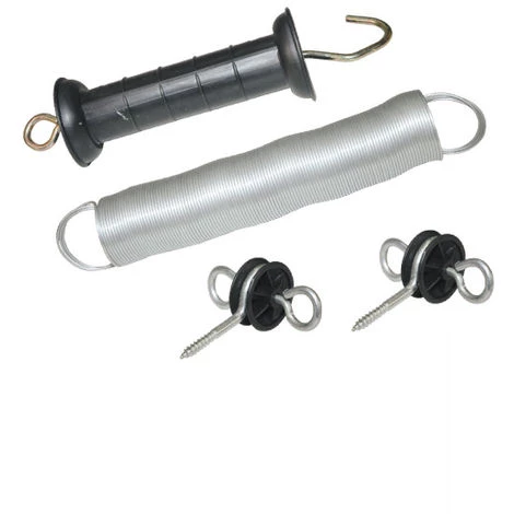 CORRAL Ensemble De Clôture Avec Batterie: SET RECEPTION ELECTRIQUE Complet Avec électrificateur, Câble, Barrière Avec Ressort Pour Portail, Plaque Et 20 Piquets 5 CORRAL Ensemble De Clôture Avec Batterie: SET RECEPTION ELECTRIQUE Complet Avec électrificateur, Câble, Barrière Avec Ressort Pour Portail, Plaque Et 20 Piquets – Image 5
