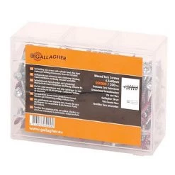 Gallagher Vis Isolantes Autotaraudeuses Avec Kit De Prise D'empreinte En Torx 200 Pièces