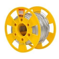 GALLAGHER CÂBLE MÉTALLIQUE 200 M: Câble Métallique Pour Clôtures électriques Mobiles Ou Semi-permanentes