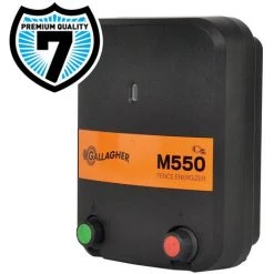 Gallagher M550 Clôture électrique Professionnelle 230V 230V Pour Clôtures Jusqu'à 10km Pour Chevaux, Bovins, Moutons Et Animaux Sauvages