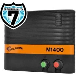 Gallagher M1400 230V 230V électrique Pour Clôtures Jusqu'à 15 Km Pour Chevaux, Animaux Sauvages Et Animaux De Ferme