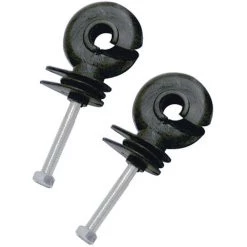 NSC Isolateur Pour Fil Et Câble Max 8 Mm Vis Avec écrou Papillon Pour Poteaux En Fer Paquet De 50 Pièces