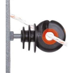 Isolatore Con Bullone 10 Pezzi: Isolateur Annulaire Gallagher Avec Boulon Professionnel Pour Fil Et Corde Pour Poteaux En Fer Paquet De 10 Pièces