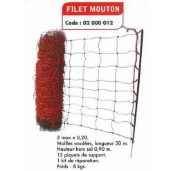 CHAPRON LEMENAGER Filet Mouton 90cm 50m - Chapron