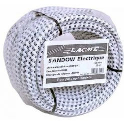 LACME Sandow Electrifie 25m, Bobine Elastique Pour Passage De Barriere Cheval