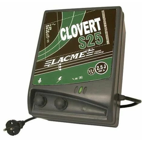 LACME Electrificateur Clovert S25 Hte, Secteur 1 LACME Electrificateur Clovert S25 Hte, Secteur