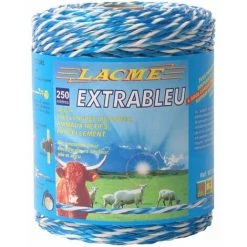 LACME Fil Extrableu 250, ø 3mm, 2 Cuivre ø0,25, 4 Inox ø 0,20 - 250m