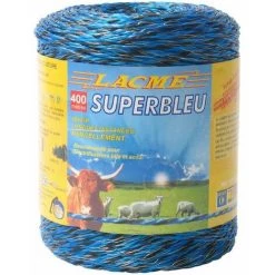 LACME Fil Superbleu 400, Souple, 1 Cuivre ø 0,25mm, 2 Inox ø 0,20mm - 400m