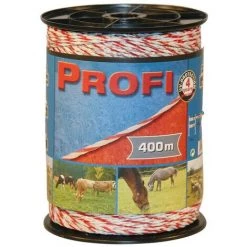 Kerbl Corde De Clôture électrique Profi PE 400 M - Blanc