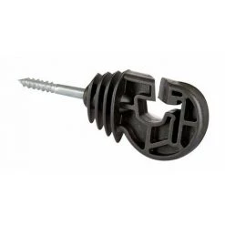 LEM SELECT Isolateur à Vis Universel Noir Pour Fil Et Ruban (Lot De 25 )