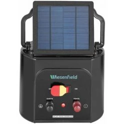WIESENFIELD Électrificateur De Clôture Solaire Batterie 6 V Électrificateur 15 Km 0,8 J - Argent -Clôture électrique Soldes Boutique 45349102 3