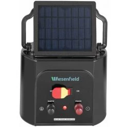 WIESENFIELD Électrificateur De Clôture Solaire Batterie 6 V Électrificateur 10 Km 0,5 J - Blanc Mat -Clôture électrique Soldes Boutique 45349105 3