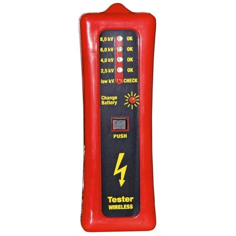 Kerbl Testeur De Clôture Sans Fil 8 000 V Rouge Et Noir 44669 - Rouge 1 Kerbl Testeur De Clôture Sans Fil 8 000 V Rouge Et Noir 44669 - Rouge