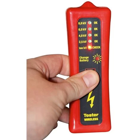 Kerbl Testeur De Clôture Sans Fil 8 000 V Rouge Et Noir 44669 - Rouge 2 Kerbl Testeur De Clôture Sans Fil 8 000 V Rouge Et Noir 44669 - Rouge – Image 2