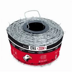 UNIVERSEL Ronce Barbelé 2,4 Mm IOWA 200 M