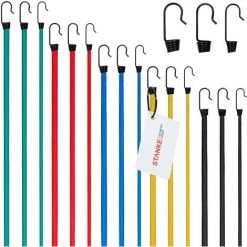 Seilwerk STANKE Crochets ? Ressort Pour Tendeurs En Caoutchouc 6 Mm Cordes D'arrimage élastiques Pour Bagages Et Bâches, 10 Unités