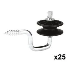 Insprovette Isolant Pour Fil D'angle, Sac 25 Isolateurs