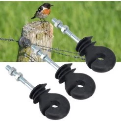 CHANCEY Clou D'isolation De Clôture D'électron De Fil, 50 Pcs Isolateur De Clôture électrique Vis Dans Les Accessoires De Clôture électronique D'isolateur Pour L'élevage D'animaux,SEMAket,noir 8 CHANCEY Clou D'isolation De Clôture D'électron De Fil, 50 Pcs Isolateur De Clôture électrique Vis Dans Les Accessoires De Clôture électronique D'isolateur Pour L'élevage D'animaux,SEMAket,noir -Clôture électrique Soldes Boutique 56773377 4