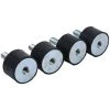 Fei Yu L'isolateur En Caoutchouc 4pcs Monte Les Bobines Anti-vibration M6 / M8 Pour La Voiture De Bateau (taille: M8)