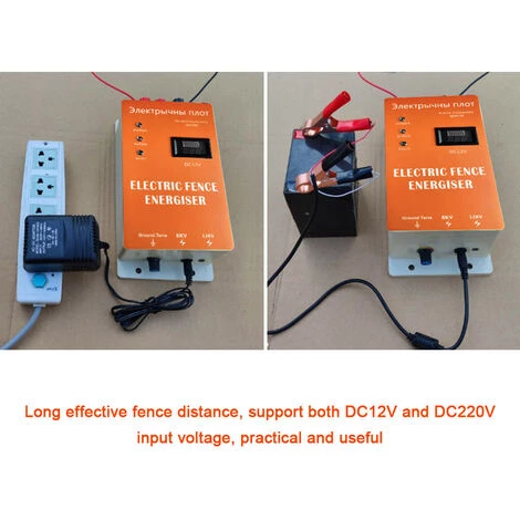 SUPERSELLER Impulsion De Puissance élevée D'électrificateur De Barrière D'animaux De Barrière électrique Réglable Pour La Ferme De Volaille - 5 Km D'affichage Numérique Type Prise EU 4 SUPERSELLER Impulsion De Puissance élevée D'électrificateur De Barrière D'animaux De Barrière électrique Réglable Pour La Ferme De Volaille - 5 Km D'affichage Numérique Type Prise EU – Image 4