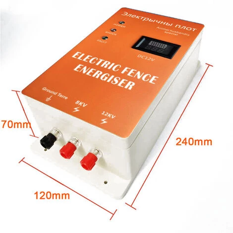 SUPERSELLER Impulsion De Puissance élevée D'électrificateur De Barrière D'animaux De Barrière électrique Réglable Pour La Ferme De Volaille - 5 Km D'affichage Numérique Type Prise EU 5 SUPERSELLER Impulsion De Puissance élevée D'électrificateur De Barrière D'animaux De Barrière électrique Réglable Pour La Ferme De Volaille - 5 Km D'affichage Numérique Type Prise EU – Image 5