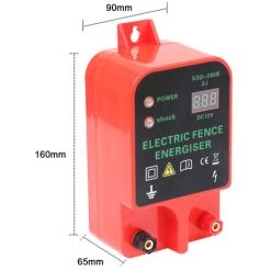 SUPERSELLER Clôture électrique Pour Bétail, Animaux étanches, électrificateur De Clôture, Haute Puissance, 2 Modes D'alimentation Pour Ferme Avicole -Clôture électrique Soldes Boutique 62874663 5