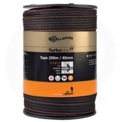 GALLAGHER Ruban De Clôture Turbo 40mm 200m Marron
