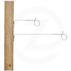 GALLAGHER Isolateur Queue De Cochon 40cm à Fixer Sur Piquets En Bois