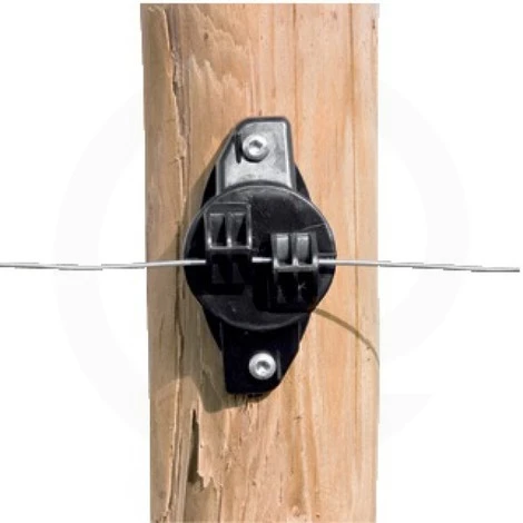 GALLAGHER Isolateur De Soutien W Noir à Fixer Sur Piquet En Bois 1 GALLAGHER Isolateur De Soutien W Noir à Fixer Sur Piquet En Bois