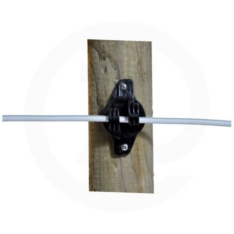 GALLAGHER Isolateur Soutien W Noir Super Pour Ruban à Fixer Sur Piquet En Bois 1 GALLAGHER Isolateur Soutien W Noir Super Pour Ruban à Fixer Sur Piquet En Bois