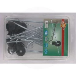 AKO Isolateurs écarteur 22cm à Fixer Sur Piquets En Bois