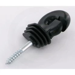 AKO Isolateur Big Vis Courte 6mm Par 25 Annulaire à Fixer Sur Piquet En Bois