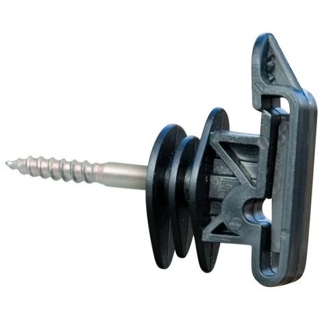 UKAL Isolateur Ruban 12 à 40 Mm - Seau De 90 à Fixer Sur Piquet En Bois 1 UKAL Isolateur Ruban 12 à 40 Mm - Seau De 90 à Fixer Sur Piquet En Bois