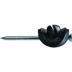 UKAL Isolateur à Clouer Petit Modèle Par 100 à Fixer Sur Piquets En Bois